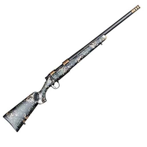 Christensen Arms Ridgline Carbon with Green and Tan Accents Bolt Action Rifle - 6.8mm Western - 20in - Green image
