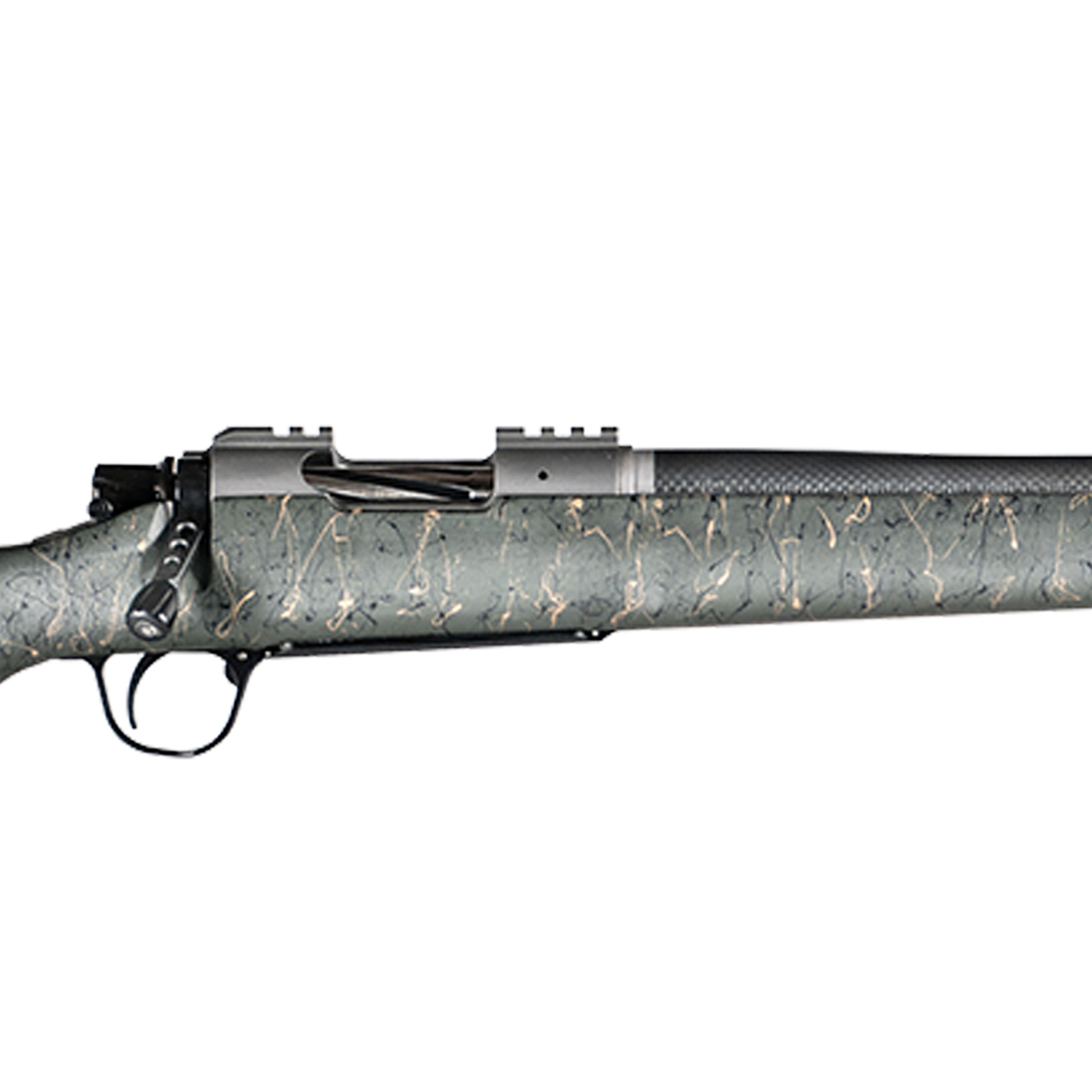 Christensen Arms Summit TI Natural Titanium Bolt Action Rifle - 6.5 Creedmoor - 24in - Green Christensen Arms Summit TI Natural Titanium Bolt Action Rifle - 6.5 Creedmoor - 24in - Green