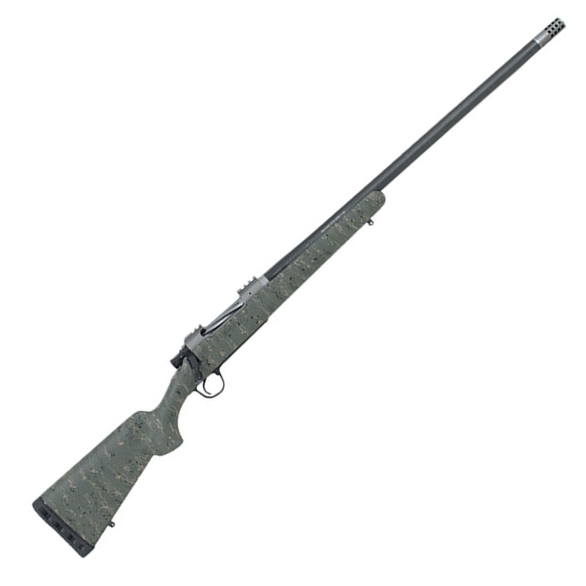 Christensen Arms Summit Ti Green/Stainless Bolt Action Rifle - 28 Nosler - 26in - Green With Black & Tan Webbing Christensen Arms Summit Ti Green/Stainless Bolt Action Rifle - 28 Nosler - 26in - Green With Black & Tan Webbing