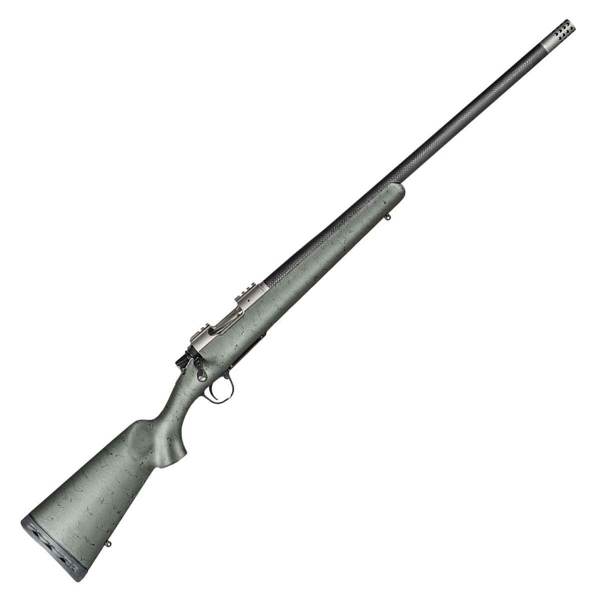 Christensen Arms Summit Ti Natural Titanium Green w/ Black Webbing Bolt Action Rifle- 6.5 PRC - 24in - Green Christensen Arms Summit Ti Natural Titanium Green w/ Black Webbing Bolt Action Rifle- 6.5 PRC - 24in - Green