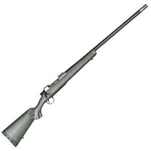 Christensen Arms Summit TI Natural Titanium Green w/ Black Webbing Bolt Action Rifle - 7mm Remington Magnum