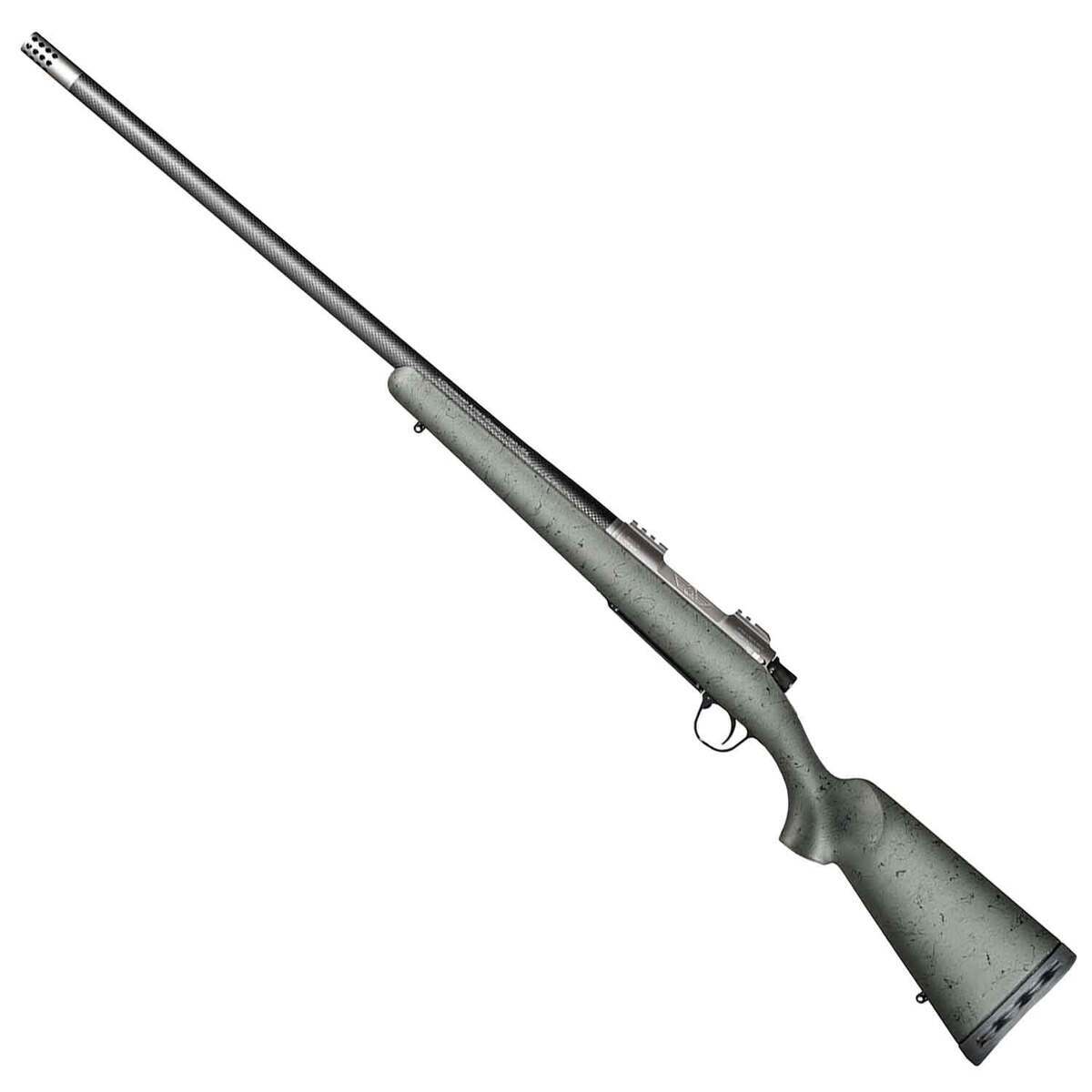 Christensen Arms Summit TI Natural Titanium Green w/ Black Webbing Bolt Action Rifle - 7mm Remington Magnum - 26in - Green Christensen Arms Summit TI Natural Titanium Green w/ Black Webbing Bolt Action Rifle - 7mm Remington Magnum - 26in - Green