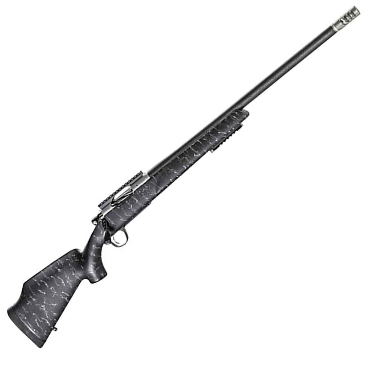 Christensen Arms Traverse 6.8mm Western Black w/ Gray Webbing Bolt Action Rifle - 24in - Black Christensen Arms Traverse 6.8mm Western Black w/ Gray Webbing Bolt Action Rifle - 24in - Black