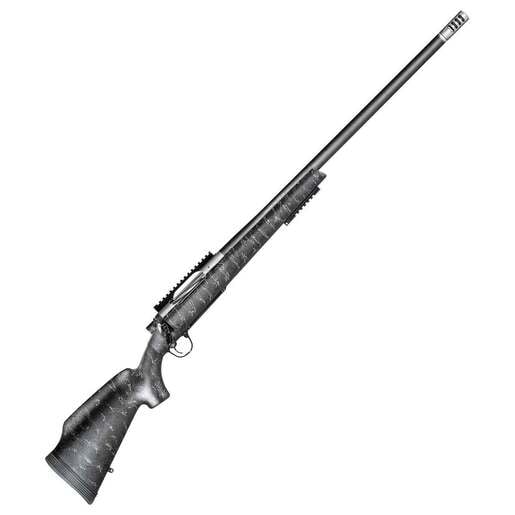 Christensen Arms Traverse Stainless Steel Bolt Action Rifle - 338 Lapua Magnum - 27in - Black/ Black With Gray Webbing image