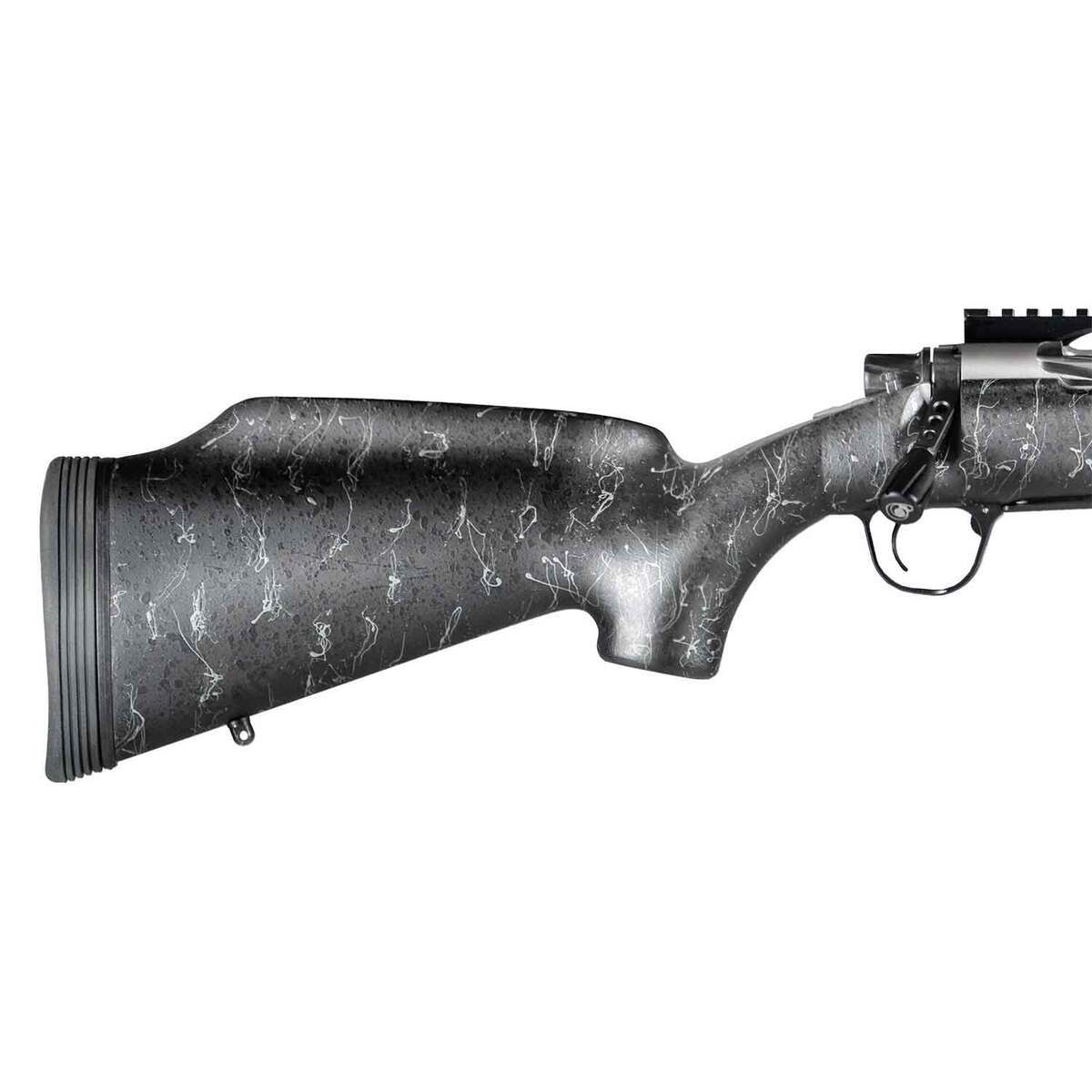 Christensen Arms Traverse Stainless Steel Bolt Action Rifle - 338 Lapua Magnum - 27in - Black/ Black With Gray Webbing Christensen Arms Traverse Stainless Steel Bolt Action Rifle - 338 Lapua Magnum - 27in - Black/ Black With Gray Webbing