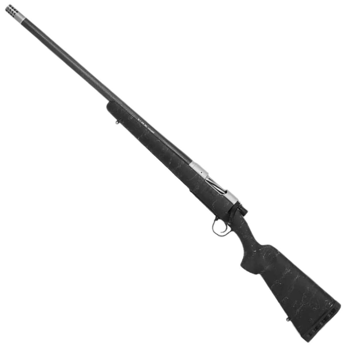 Christensen Arms Ridgeline Left Hand Stainless/Black With Gray Webbing Bolt Action Rifle - 300 Winchester Magnum - 26in - Stainless/Black/Black With Gray Webbing Christensen Arms Ridgeline Left Hand Stainless/Black With Gray Webbing Bolt Action Rifle - 300 Winchester Magnum - 26in - Stainless/Black/Black With Gray Webbing