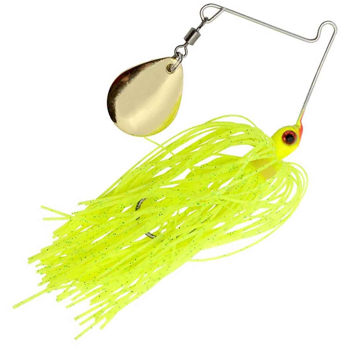 Chubbs Mini Spinner Spinnerbait - Single Blade Chartreuse, 1/8oz ...