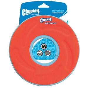 Chuckit Ziplight Medium Disc - Orange/Blue