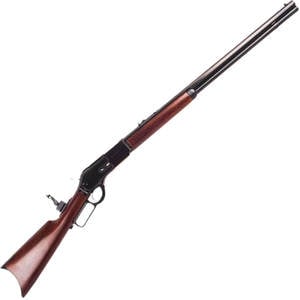 Cimarron 1876 Centennial Tom Horn Signature Black/Walnut Lever Action Rifle - 45-60 Winchester - 28in