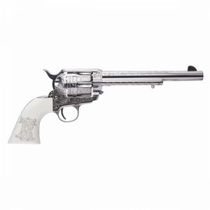 Cimarron Teddy Roosevelt Laser Engraved Frontier Revolver