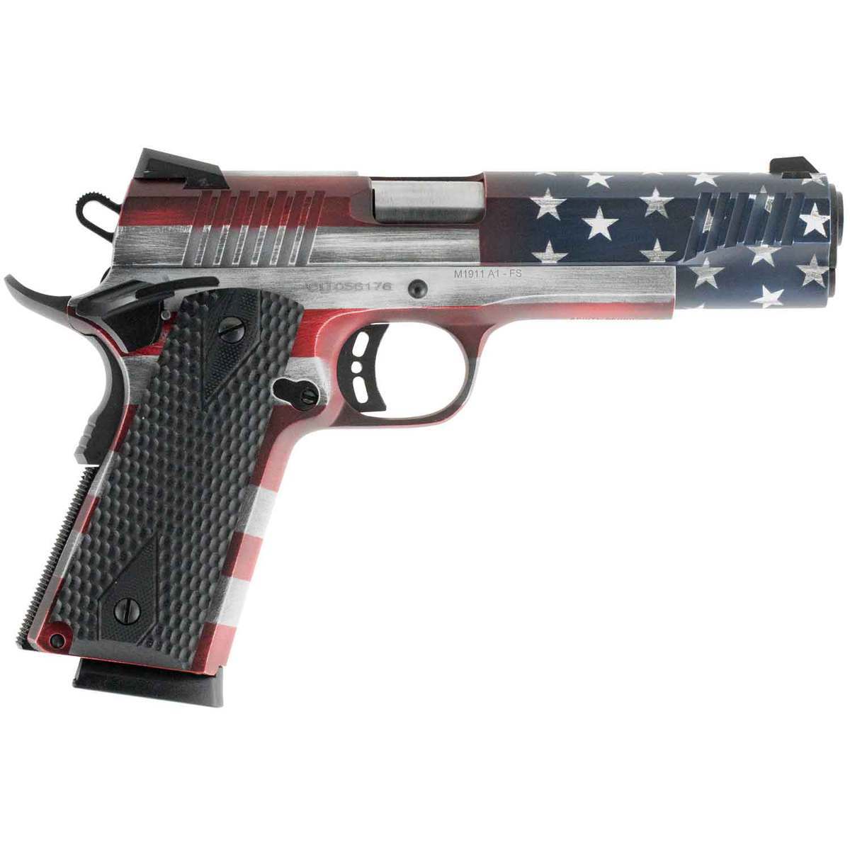 Citadel 1911-AI USA 45 Auto (ACP) 5in American Flag Cerakote Pistol - 8+1 Rounds - Camo Citadel 1911-AI USA 45 Auto (ACP) 5in American Flag Cerakote Pistol - 8+1 Rounds - Camo