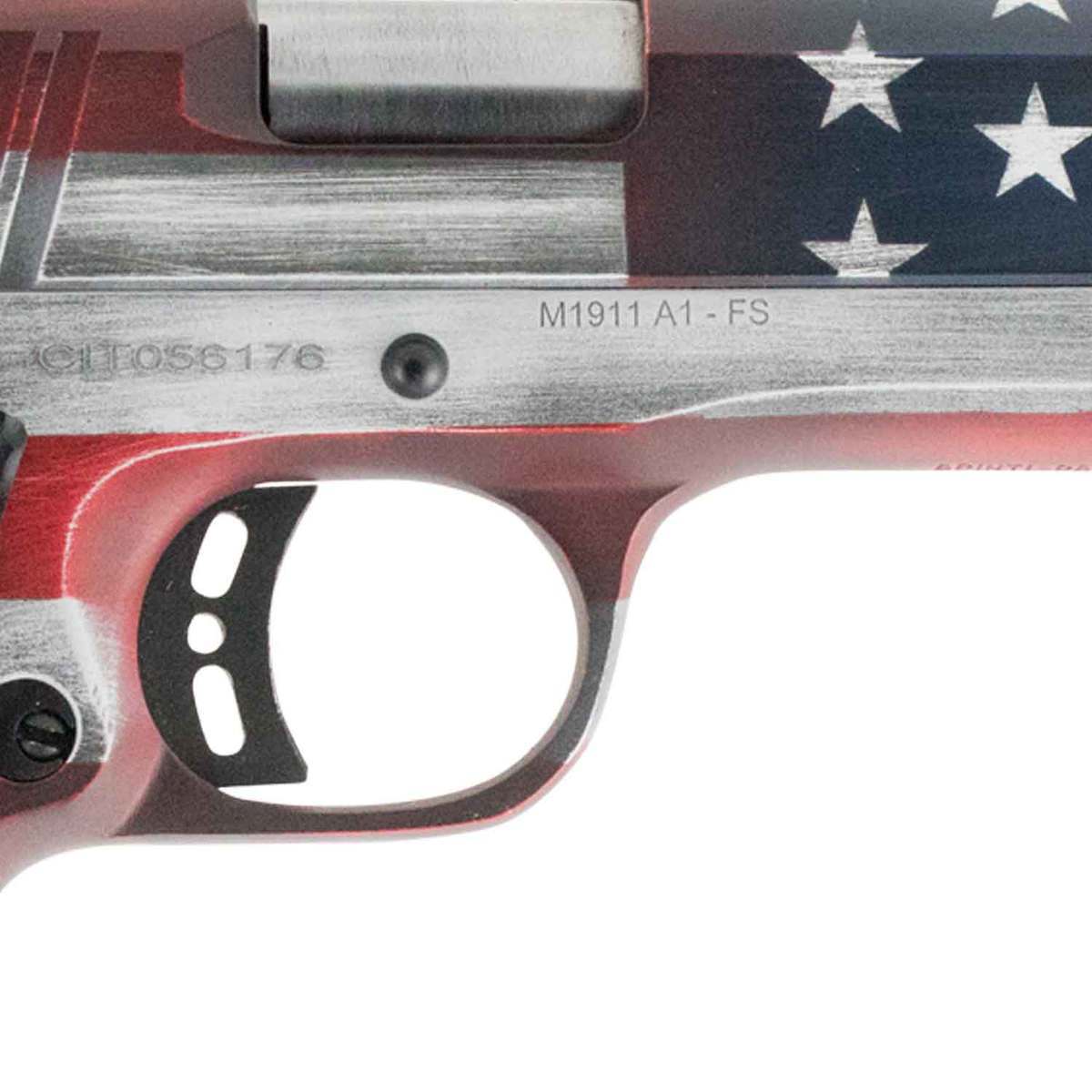 Citadel 1911-AI USA 45 Auto (ACP) 5in American Flag Cerakote Pistol - 8+1 Rounds - Camo Citadel 1911-AI USA 45 Auto (ACP) 5in American Flag Cerakote Pistol - 8+1 Rounds - Camo
