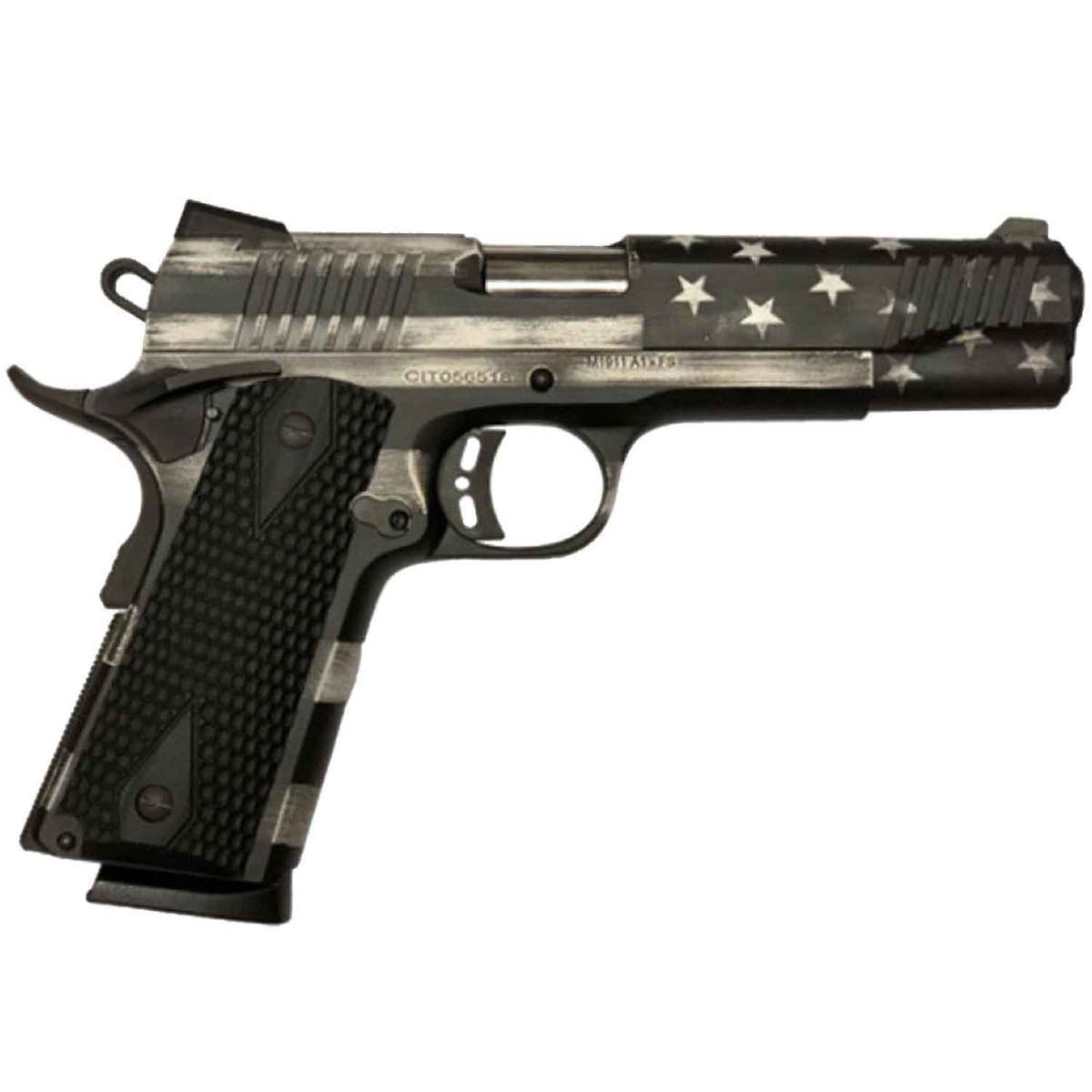 Citadel 1911 USG 45 Auto (ACP) 5in Black/Gray Flag Pistol - 8+1 Rounds - Black Citadel 1911 USG 45 Auto (ACP) 5in Black/Gray Flag Pistol - 8+1 Rounds - Black
