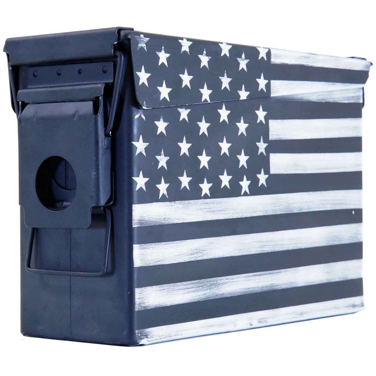 Citadel M-1911 American Flag Ammo Can Combo 45 Auto (ACP) 5in Battleworn Gray Pistol - 8+1 Rounds Citadel M-1911 American Flag Ammo Can Combo 45 Auto (ACP) 5in Battleworn Gray Pistol - 8+1 Rounds