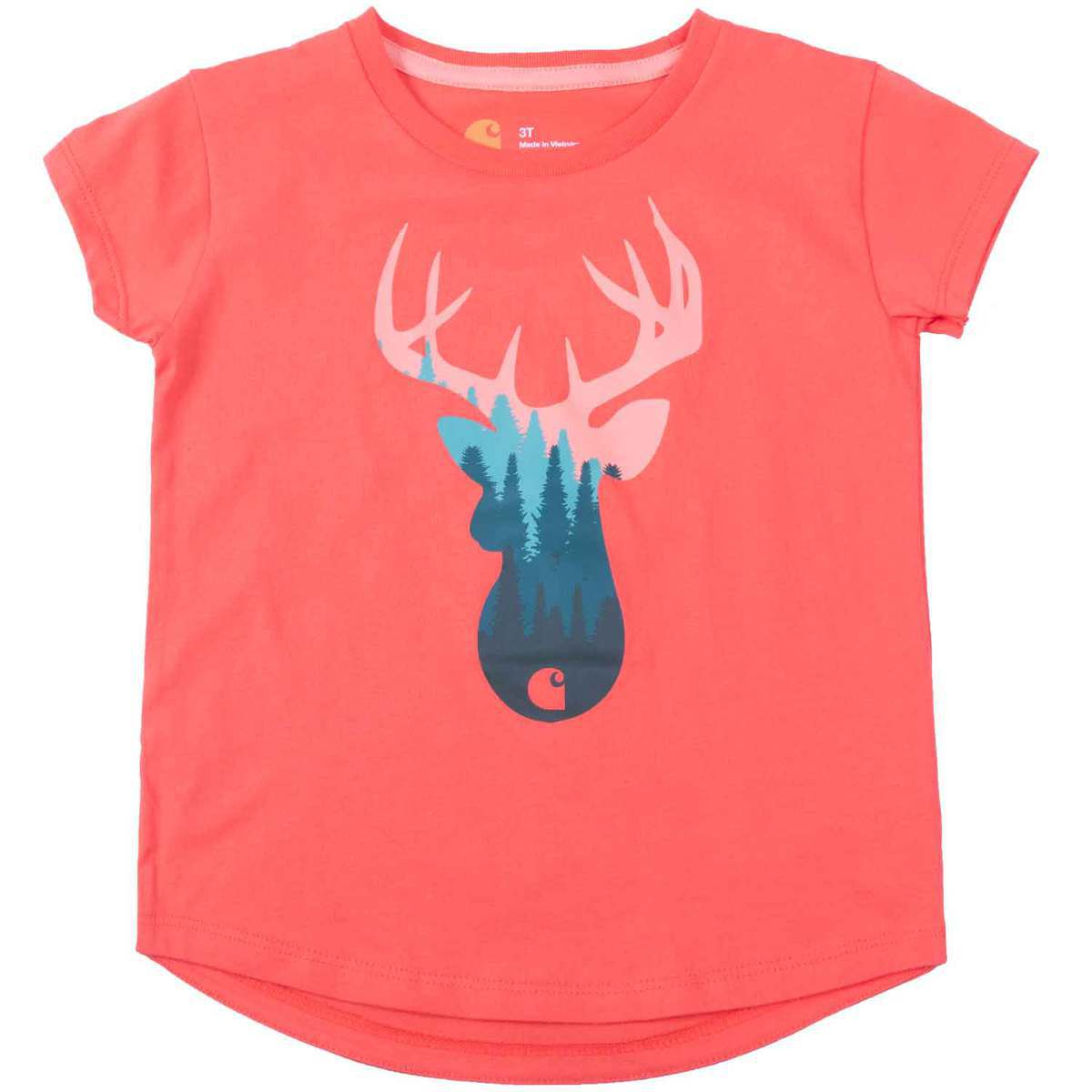 Carhartt Girls' Toddler Graphic Short Sleeve Shirt Carhartt Girls' Toddler Graphic Short Sleeve Shirt