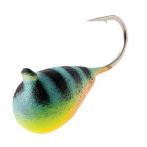 Clam Dave Genz Tungsten Drop Jig Ice Fishing Jig - Chartreuse Glow Blue, 1/32oz Clam Dave Genz Tungsten Drop Jig Ice Fishing Jig - Chartreuse Glow Blue, 1/32oz