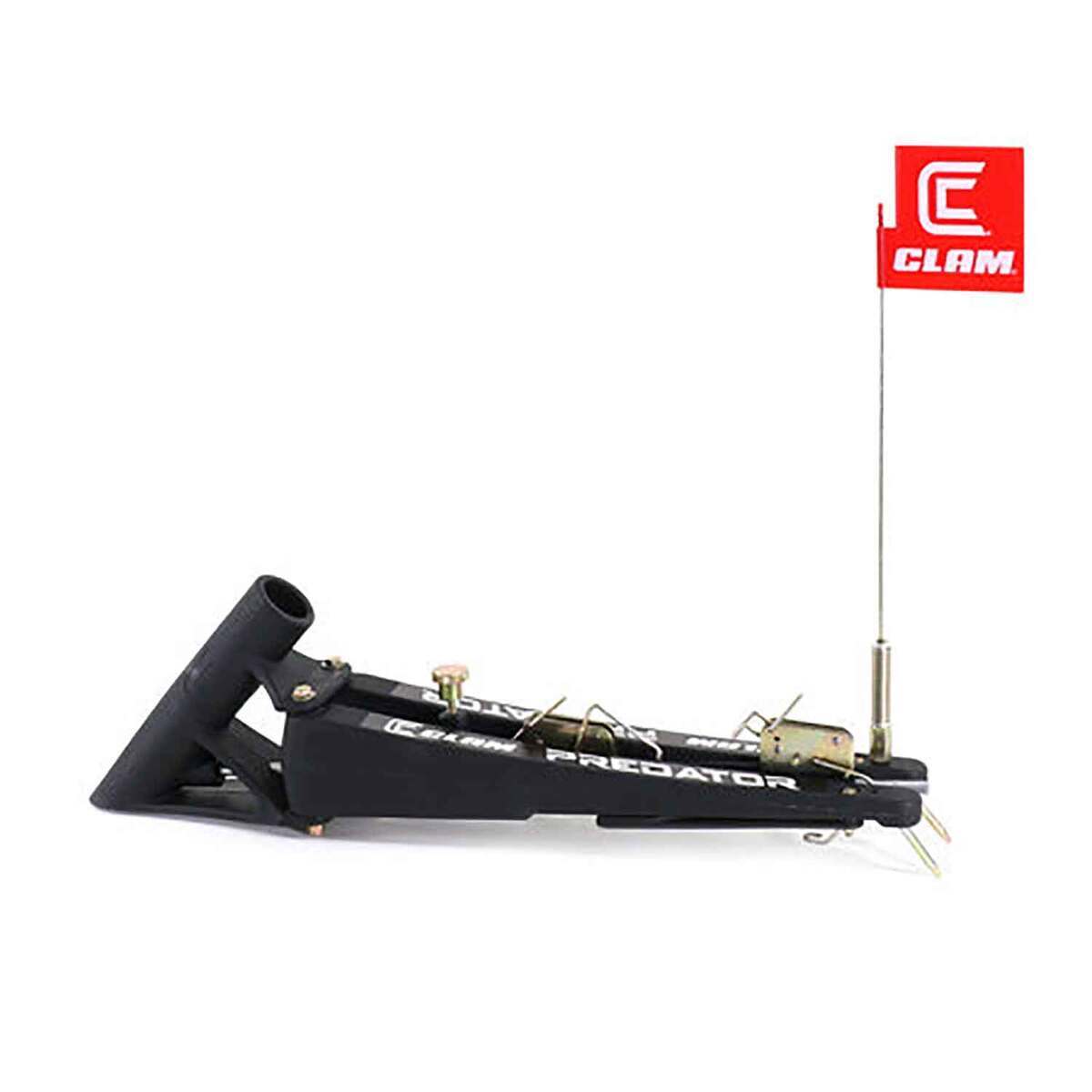 Clam Predator Ice Fishing Tip-Up - Black, Adjustable - Black Clam Predator Ice Fishing Tip-Up - Black, Adjustable - Black