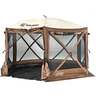 Clam Quick-Set Pavilion Camper w/ Walls & Floor - Brown - Brown