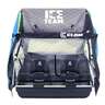 Clam Voyager XT Thermal Flip Ice Fishing Shelter - Ice Team - Blue/Gray