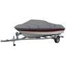 Classic Accessories Lunex RS-1 Boat Cover - Grey D - 17-19ft L Beam width to 102in V-hull runabouts outboards and I/O