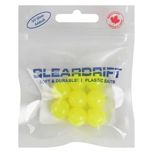 Cleardrift Soft Beads Soft Egg - Chartreuse Glow, 10mm