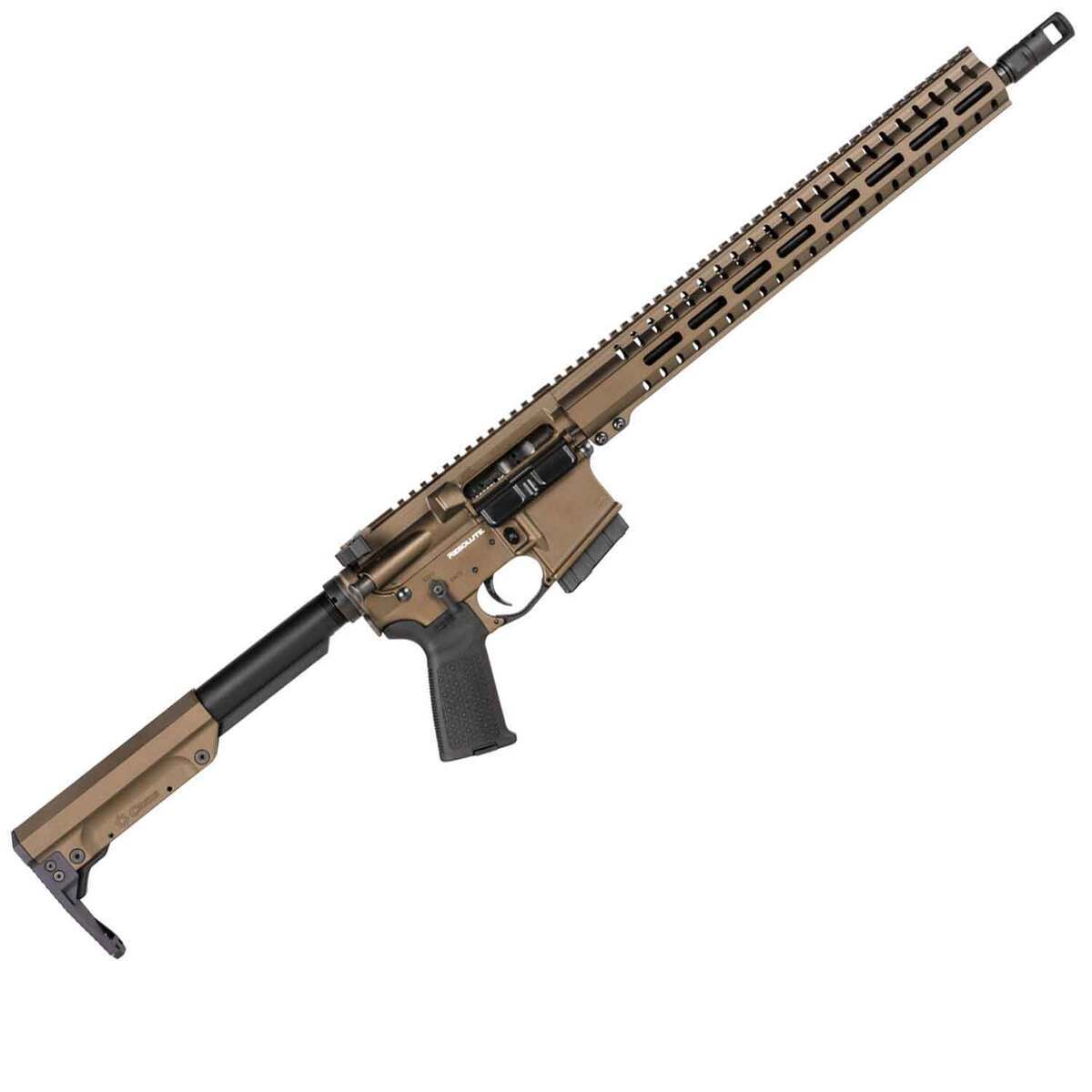 CMMG Resolute 300 350 Legend 16.1in Midnight Bronze Cerakote Semi Automatic Modern Sporting Rifle - 10+1 Rounds - Tan CMMG Resolute 300 350 Legend 16.1in Midnight Bronze Cerakote Semi Automatic Modern Sporting Rifle - 10+1 Rounds - Tan