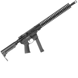 CMMG Resolute 300 9mm Luger 16.1in Black Hard Coat Anodized Semi Automatic Modern Sporting Rifle - 33+1 Rounds