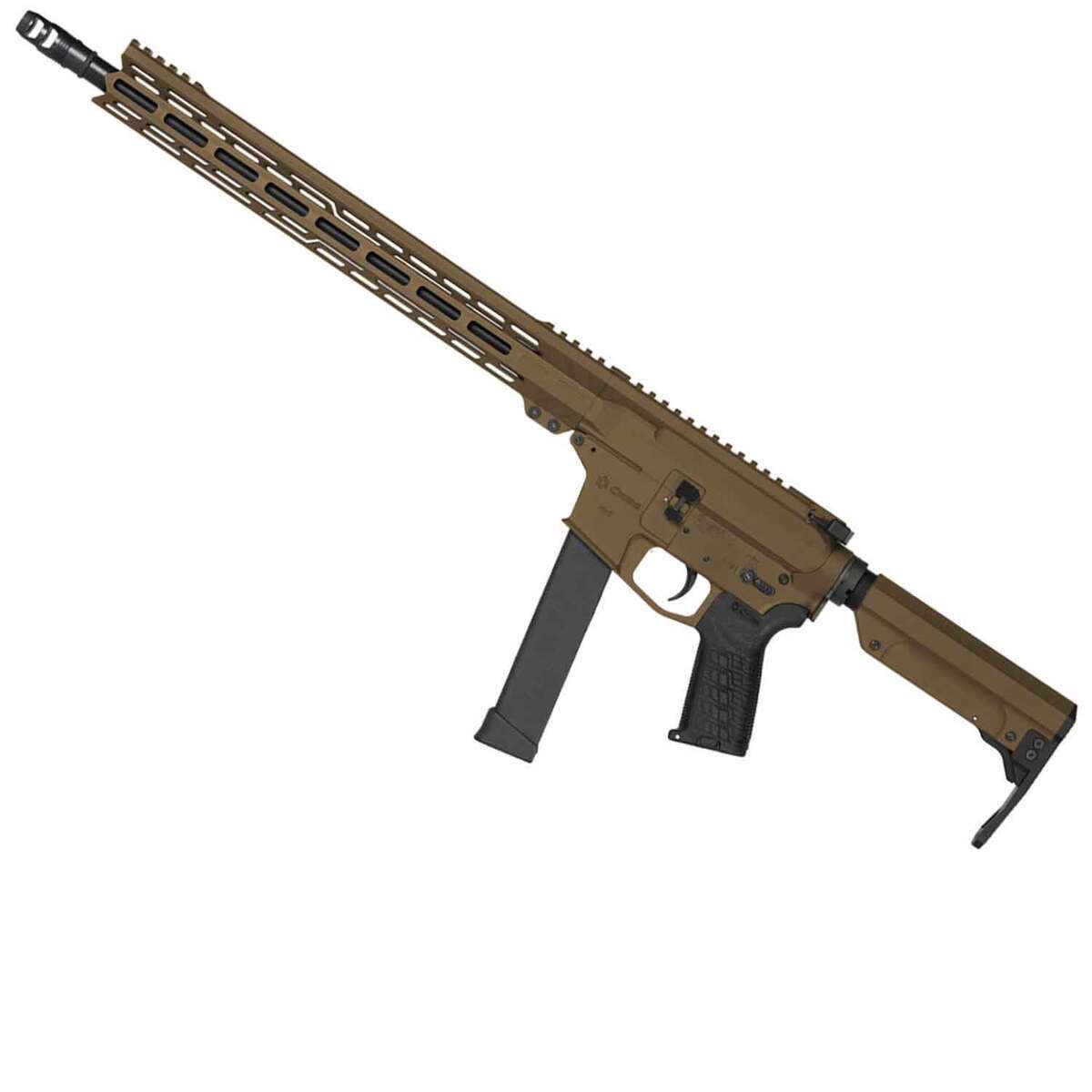 CMMG Resolute 45 Auto (ACP) 16.1in Midnight Bronze Cerakote Semi Automatic Modern Sporting Rifle - 26+1 Rounds - Tan CMMG Resolute 45 Auto (ACP) 16.1in Midnight Bronze Cerakote Semi Automatic Modern Sporting Rifle - 26+1 Rounds - Tan