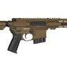 CMMG Resolute 6mm ARC 16.1in Midnight Bronze Cerakote Semi Automatic Modern Sporting Rifle - 10+1 Rounds - Tan