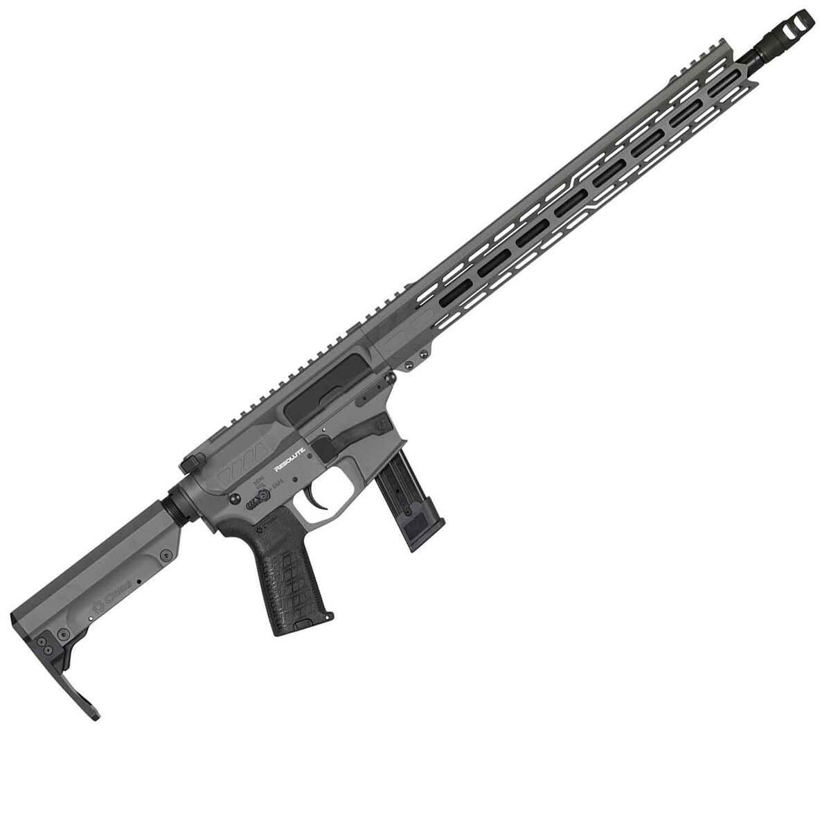 CMMG Resolute 9mm Luger 16.1in Tungsten Gray Cerakote Semi Automatic Modern Sporting Rifle - 21+1 Rounds - Gray CMMG Resolute 9mm Luger 16.1in Tungsten Gray Cerakote Semi Automatic Modern Sporting Rifle - 21+1 Rounds - Gray