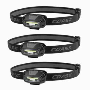 Coast FL13 Dual Color Headlamp - 3 Pack 