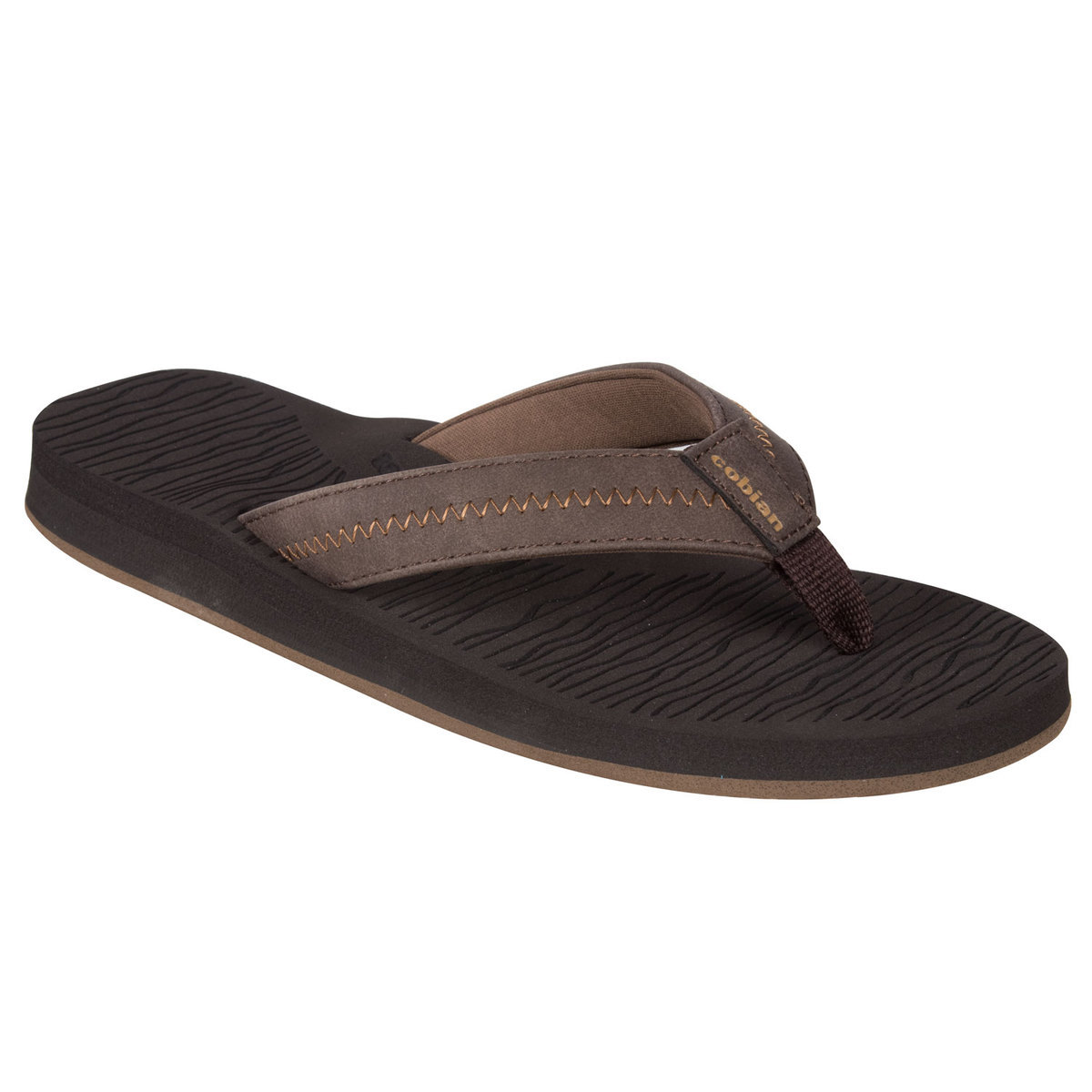 Cobian Men's Nuve Flip Flops - Brown - Size 11 - Brown 11 | Sportsman's ...