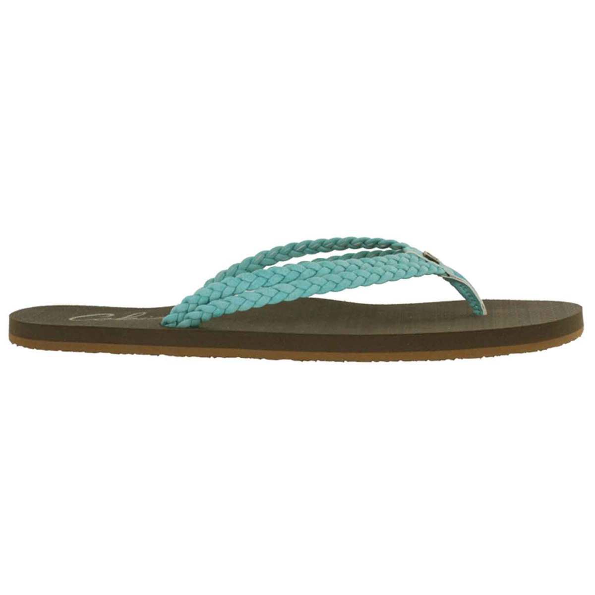 Cobian Women's Leucadia Flip Flops - Turquoise - Size 7 - Turquoise 7 Cobian Women's Leucadia Flip Flops - Turquoise - Size 7 - Turquoise 7