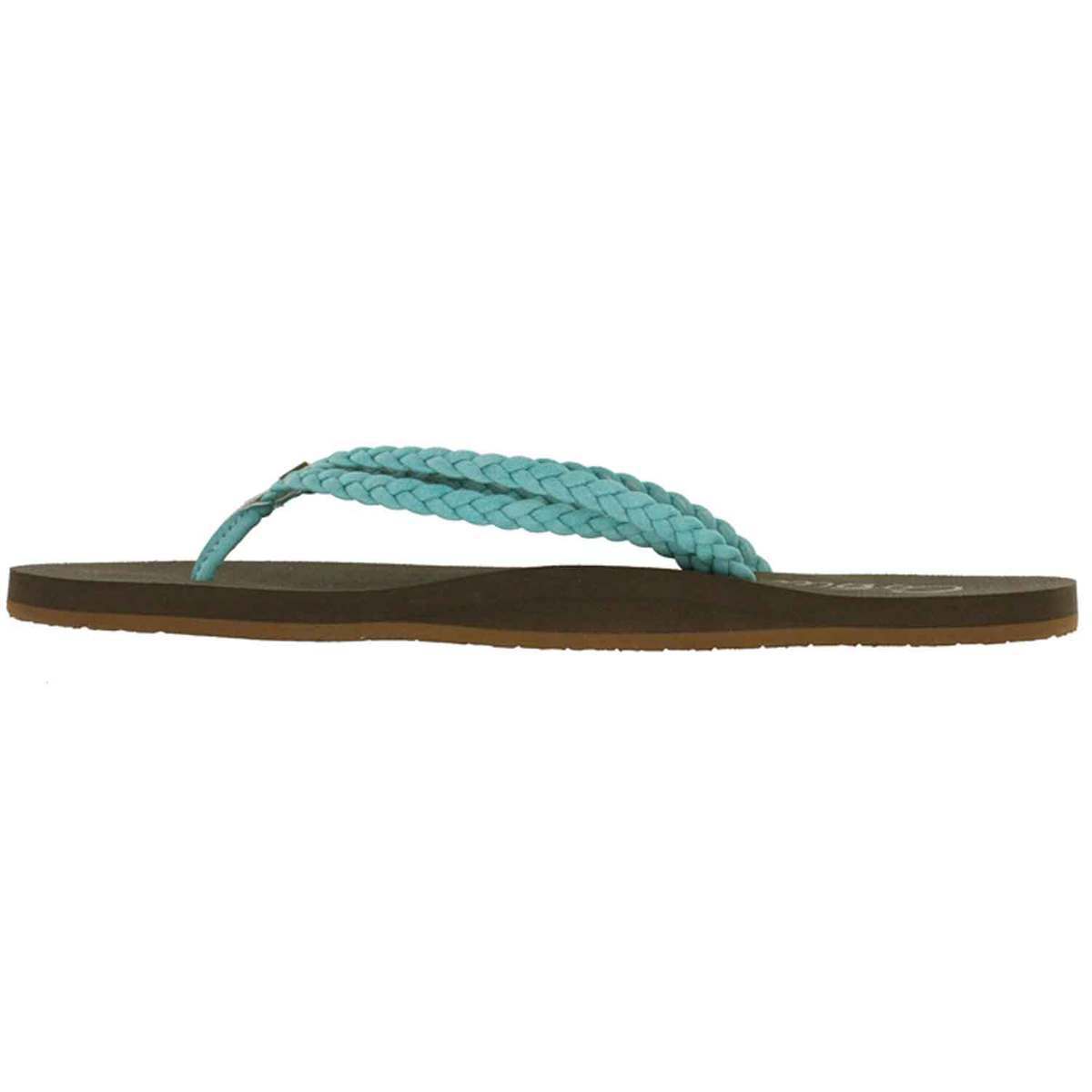 Cobian Women's Leucadia Flip Flops - Turquoise - Size 7 - Turquoise 7 Cobian Women's Leucadia Flip Flops - Turquoise - Size 7 - Turquoise 7