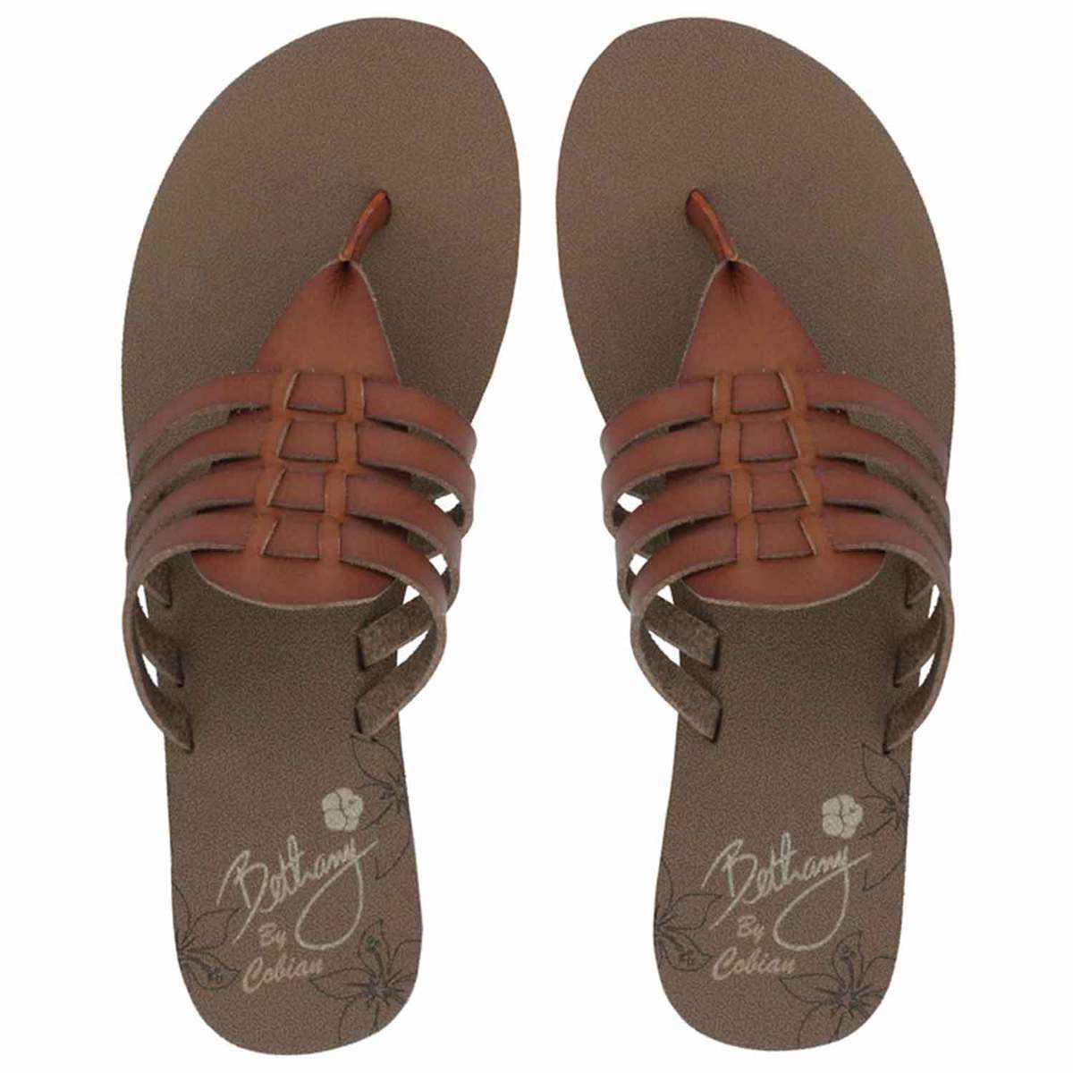 Cobian Women's Bethany Aloha Flip Flops - Chocolate - Size 6 - Chocolate 6 Cobian Women's Bethany Aloha Flip Flops - Chocolate - Size 6 - Chocolate 6
