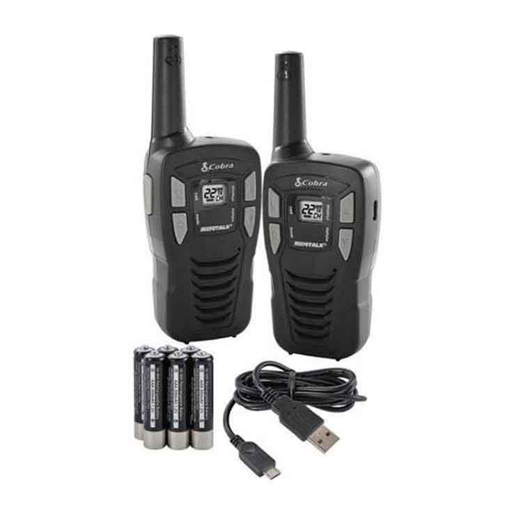 Cobra CXT-145 16-Mile Two Way Radio, 2pk Cobra CXT-145 16-Mile Two Way Radio, 2pk