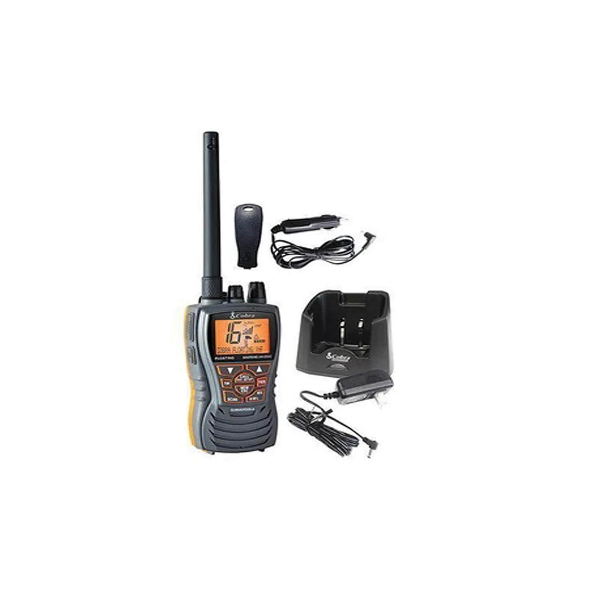 Cobra HH350 Floating VHF Marine Radio - Grey - Grey 6W Cobra HH350 Floating VHF Marine Radio - Grey - Grey 6W