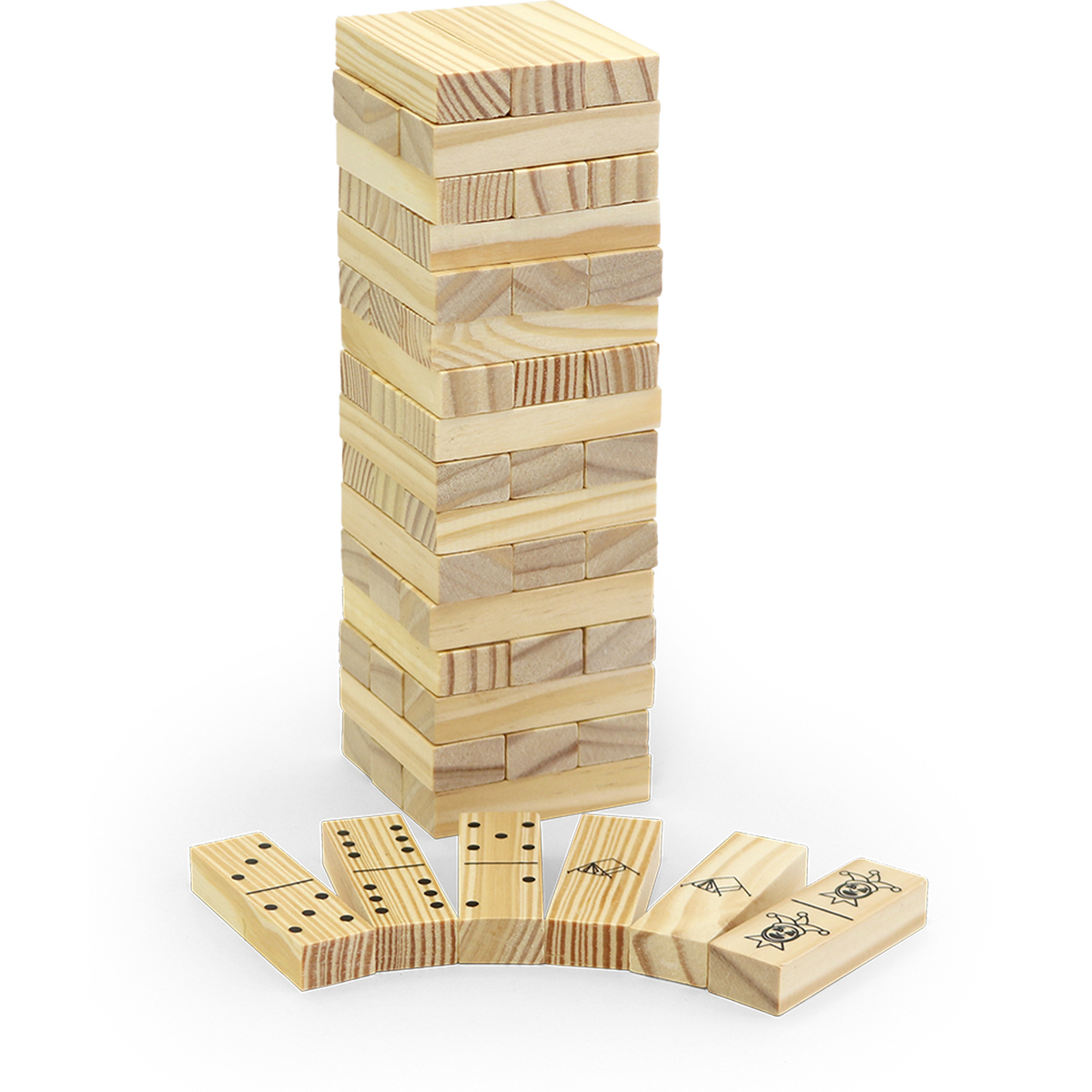 Coghlan's 3-IN-1 Tower Game - Wood 2.5in x 2.5in x 9in Coghlan's 3-IN-1 Tower Game - Wood 2.5in x 2.5in x 9in