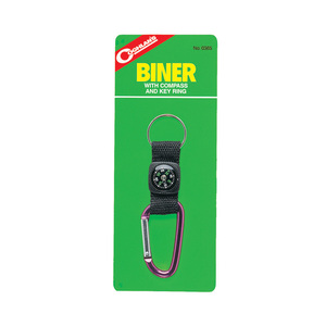 Coghlan's Biner w/Compass & Key Ring
