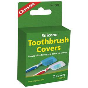 Coghlans Silicone Toothbrush Covers - 2 Pack