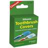 Coghlans Silicone Toothbrush Covers - 2 Pack - Blue/Clear