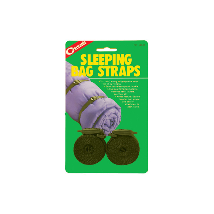 Coghlan's Sleeping Bag Straps - 48in - Black