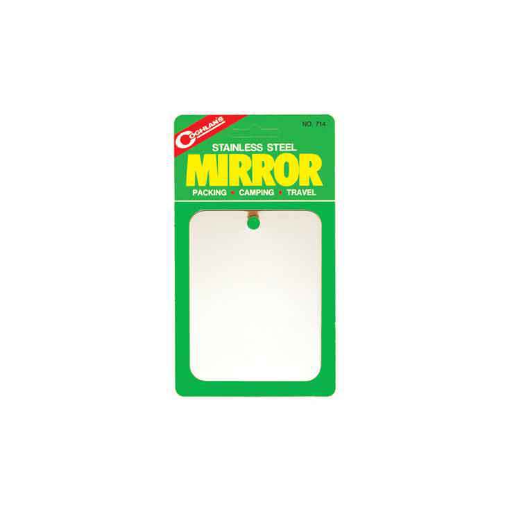 Coghlan's Stainless Steel Mirror - 3.25in x 4.25in Coghlan's Stainless Steel Mirror - 3.25in x 4.25in