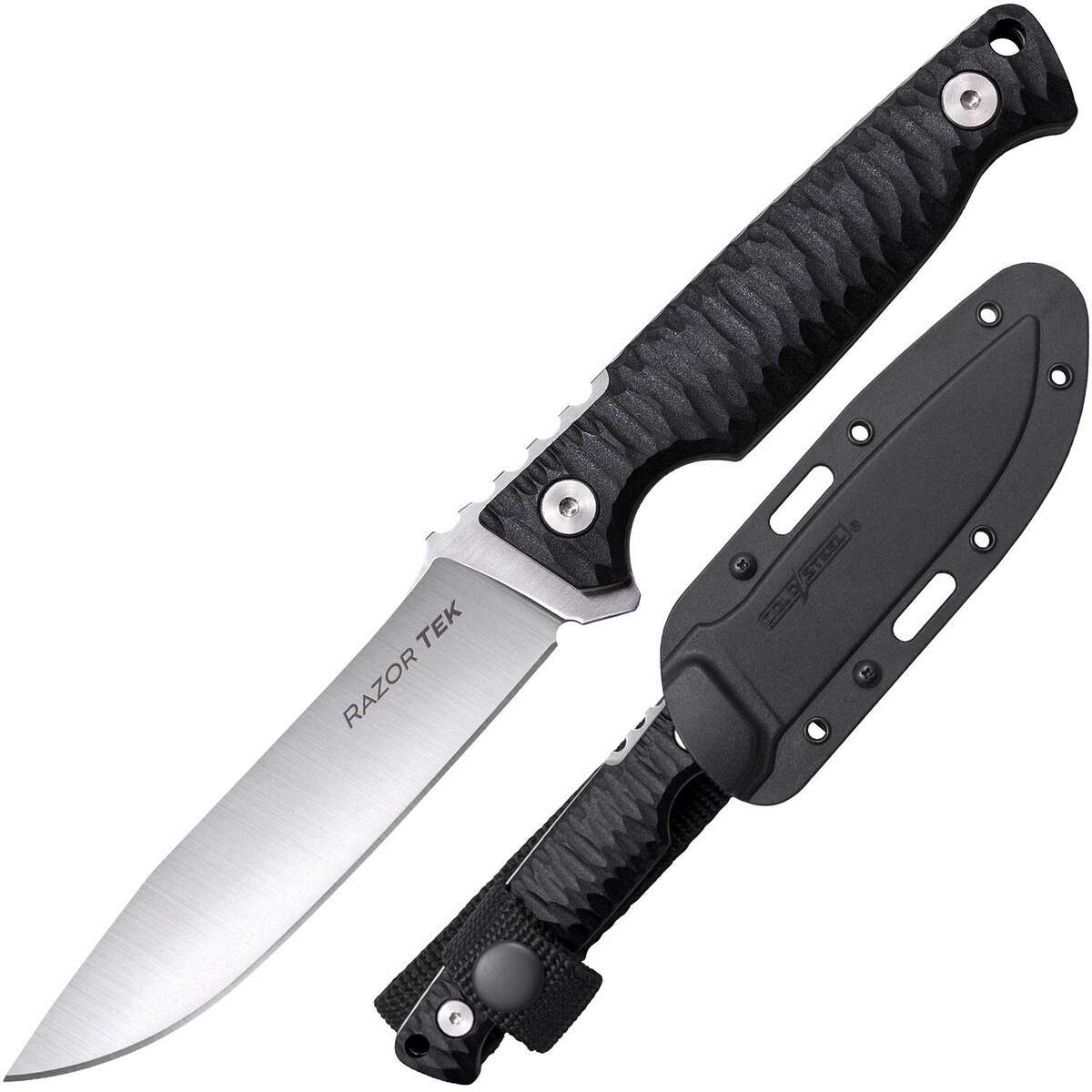 Cold Steel Razorback Cold Steel 4in Razortek Knife - Black/Steel | Sportsman's Warehouse