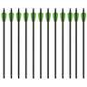 Cold Steel Cheap Shot 130 Carbon Crossbow Bolts - 12 Pack - Black