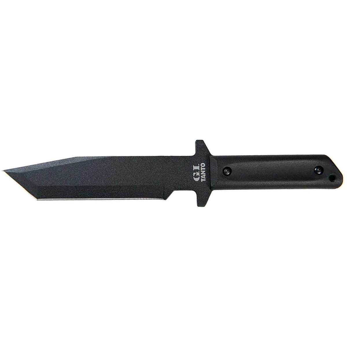 Cold Steel Knives G.I. Tanto 7 inch Fixed Blade Knife - Black Cold Steel Knives G.I. Tanto 7 inch Fixed Blade Knife - Black