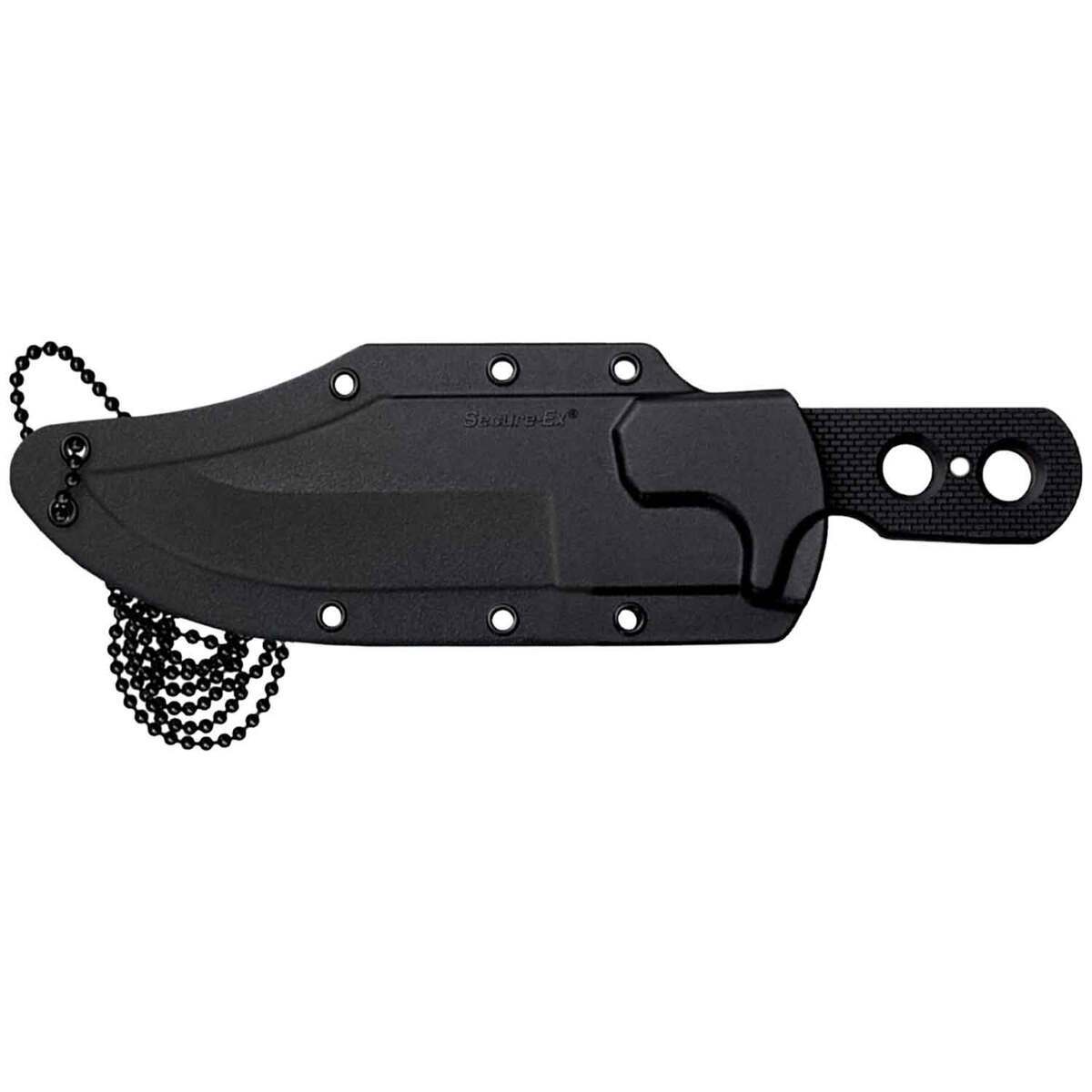Cold Steel Knives Mini Tac Bowie 3.6 inch Fixed Blade Knife - Black Cold Steel Knives Mini Tac Bowie 3.6 inch Fixed Blade Knife - Black