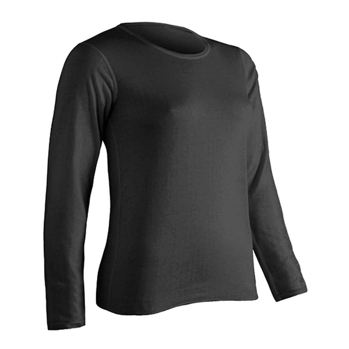 ColdPruf Women's Platinum Long Sleeve Base Layer Shirt Black L Black L  Sportsman's Warehouse