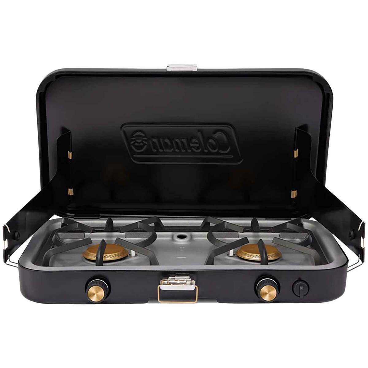 Coleman 1900 Collection 3-in-1 Propane 2 Burner Stove - Black - Black Coleman 1900 Collection 3-in-1 Propane 2 Burner Stove - Black - Black