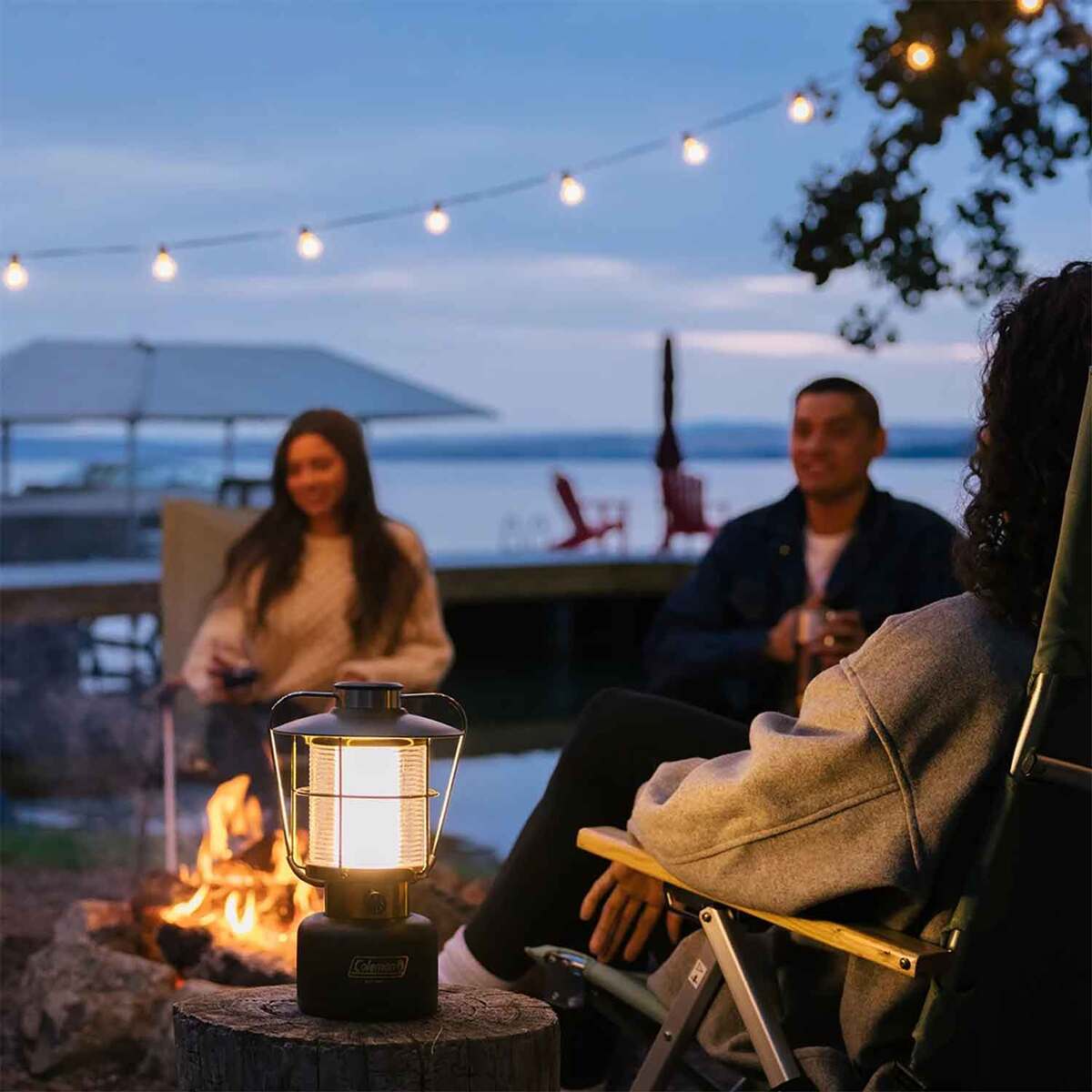 Coleman 1900 Collection 600 Lumen LED Lantern - Black - Black Coleman 1900 Collection 600 Lumen LED Lantern - Black - Black